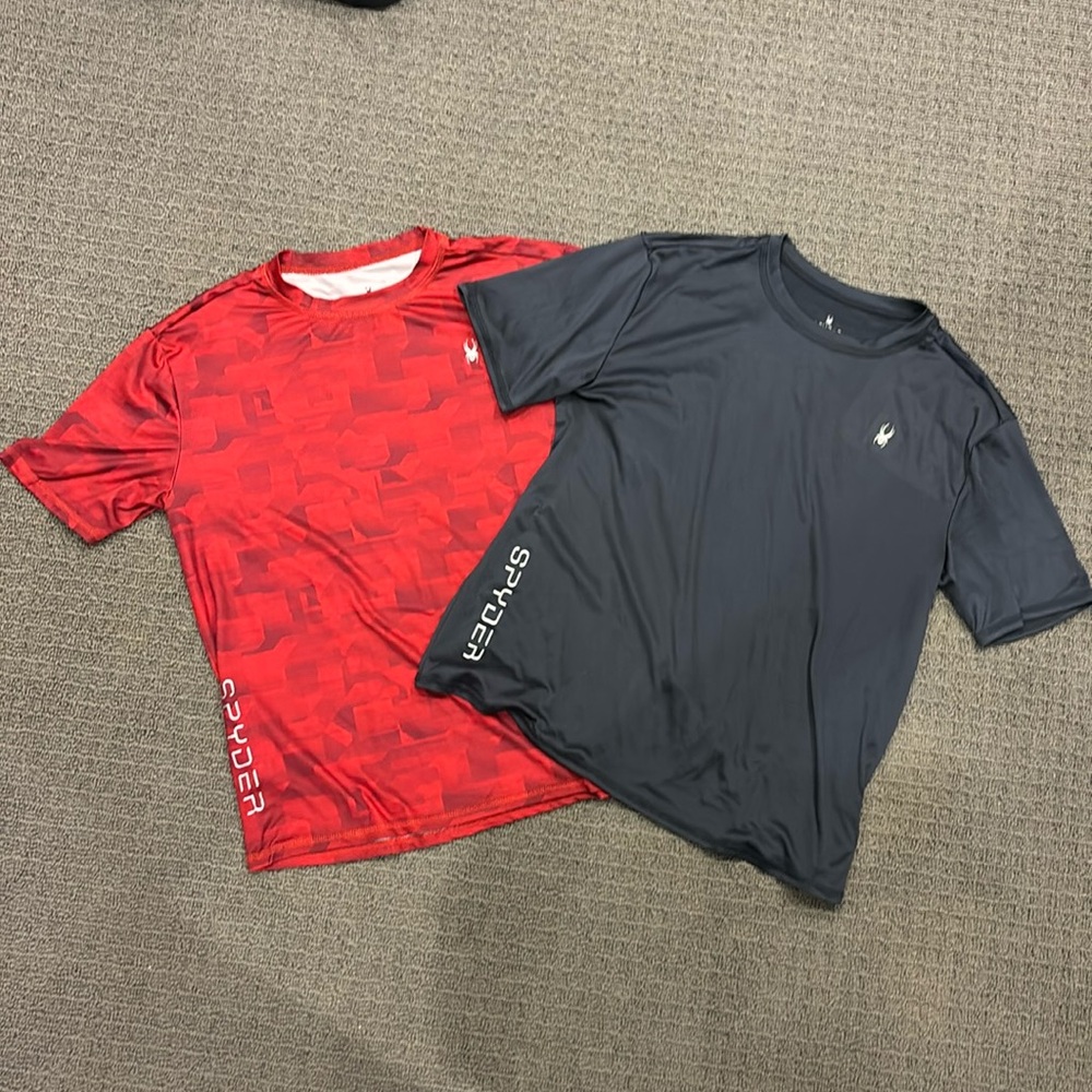 Spyder swim shirts (2) - size XXL